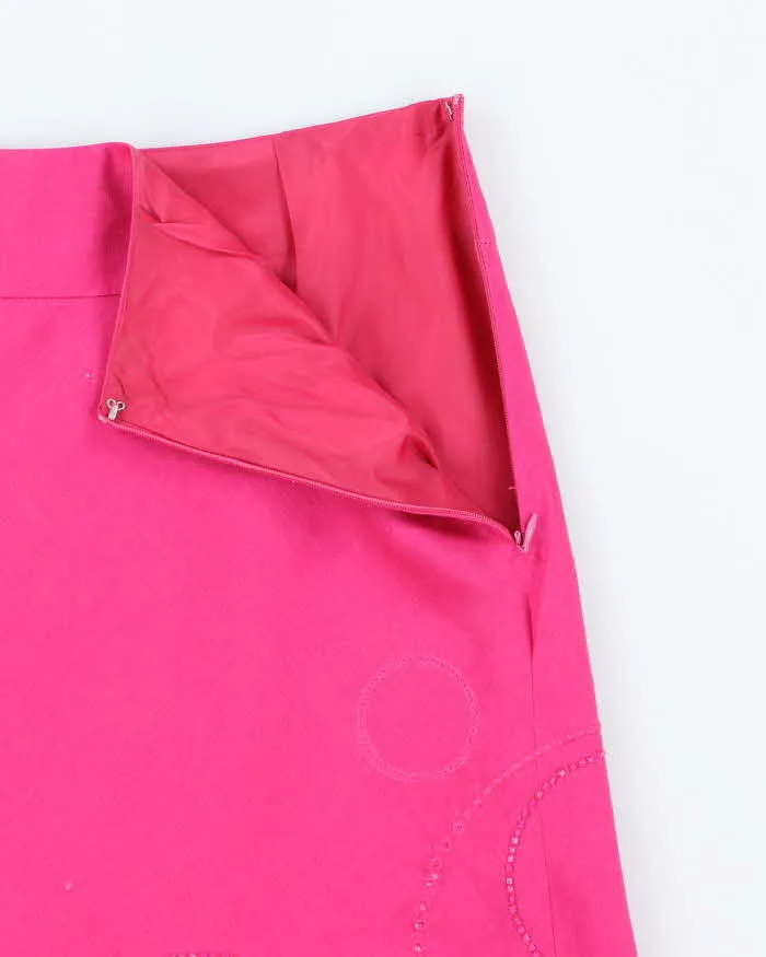 Vintage Y2k 00s Jessica Beaded Linen Skirt - S sold by Rokit product image thumbnail 4