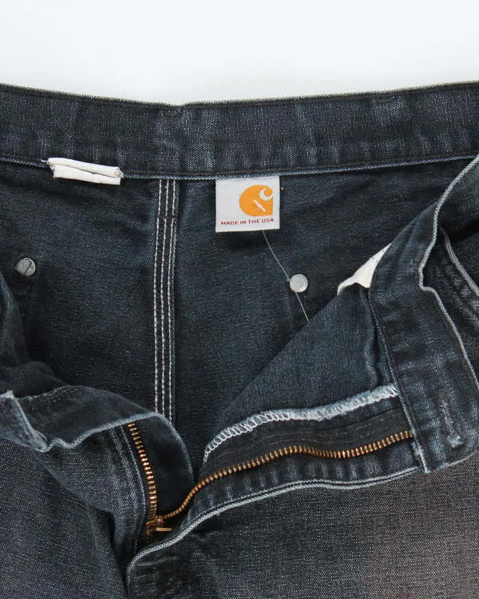 Vintage Carhartt Heavyweight Faded Double Knee Carpenter Trousers - W32 L29 sold by Rokit product image thumbnail 5