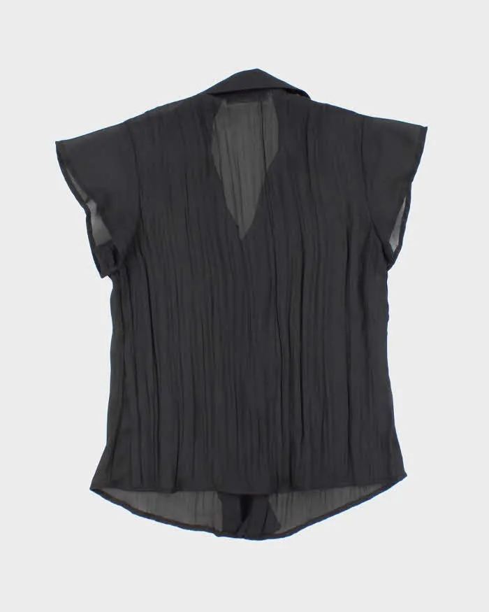 Vintage Y2k 00s Style & Co Sheer Ruffle Blouse - M sold by Rokit product image thumbnail 2