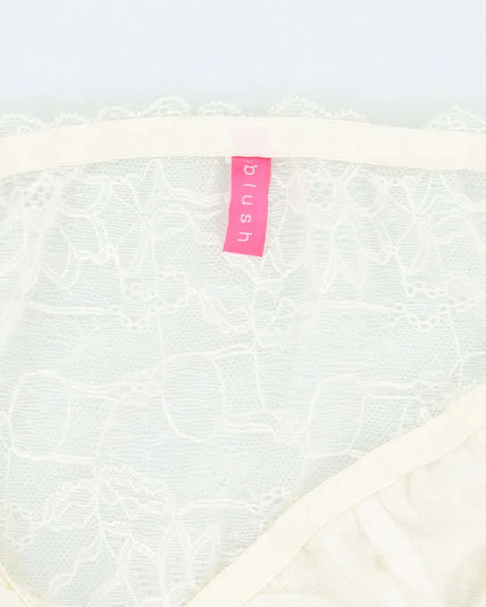 Vintage Y2k 00s Blush Lace Cami - S sold by Rokit product image thumbnail 5