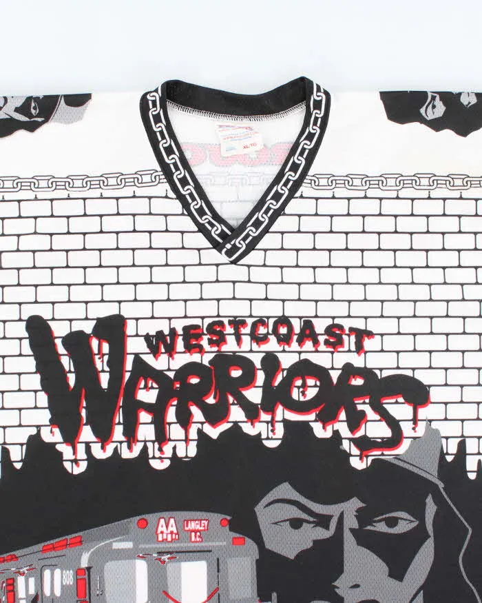 Vintage 90's West Coast Warriors Graphic Printed Hockey Jersey - XL sold by Rokit product image thumbnail 3