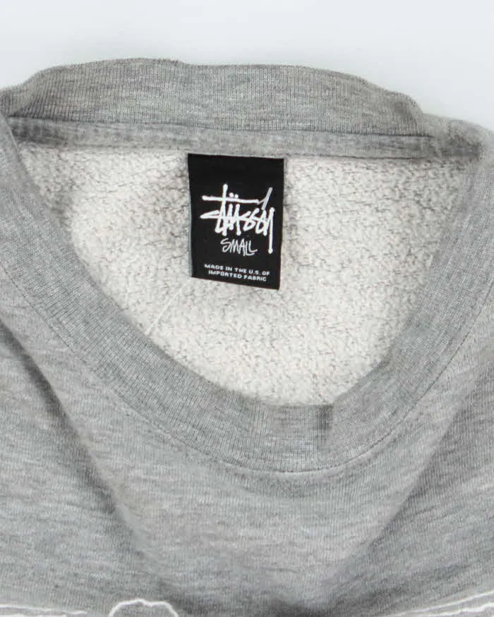 Vintage 2000's Stussy Pencil Graphic Sweatshirt - S sold by Rokit product image thumbnail 5