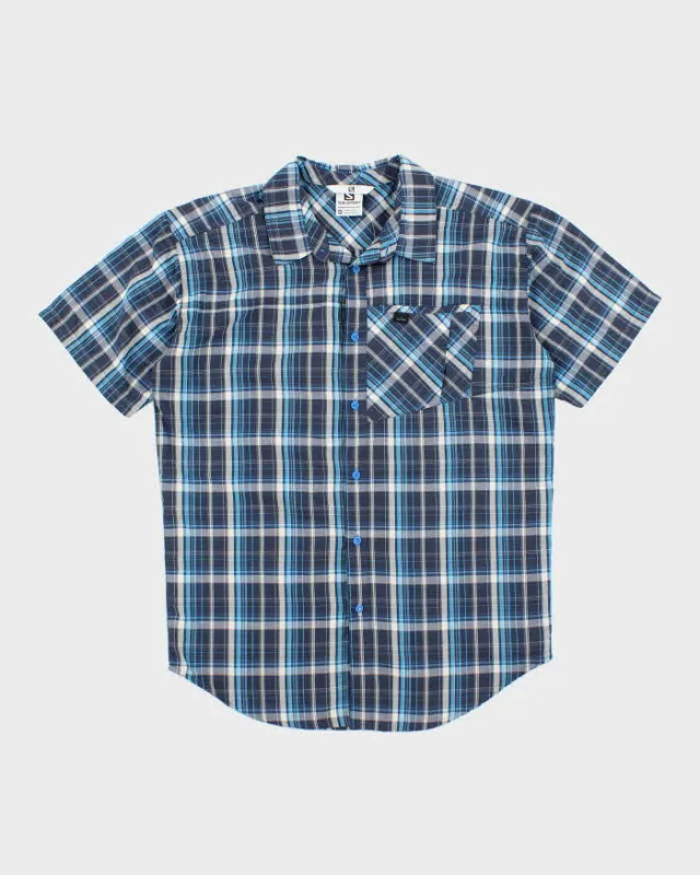Salomon Check Short Sleeve Shirt - M sold by Rokit