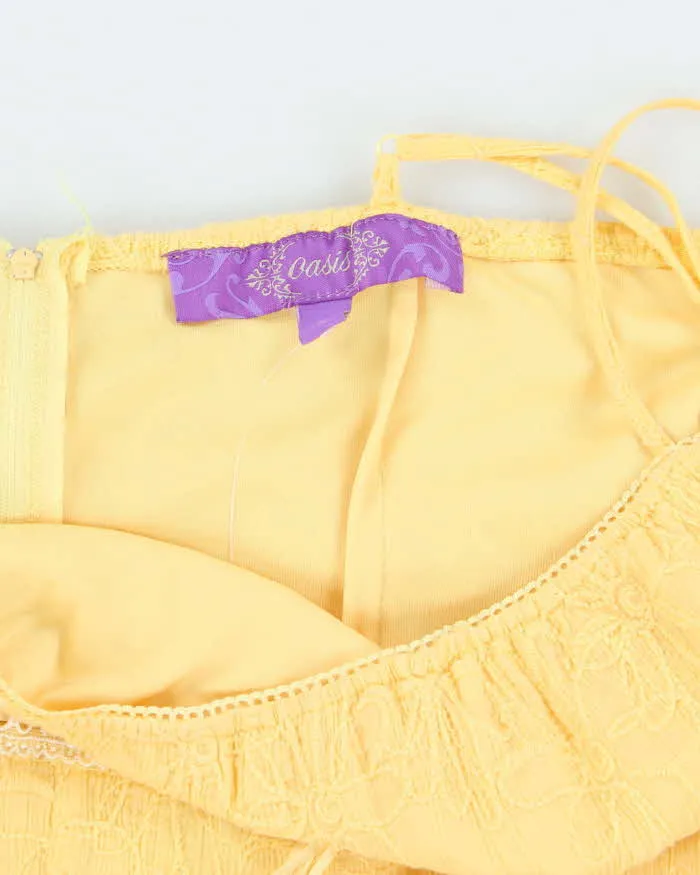 Vintage Y2k 00s Oasis Yellow Dress - M sold by Rokit product image thumbnail 5