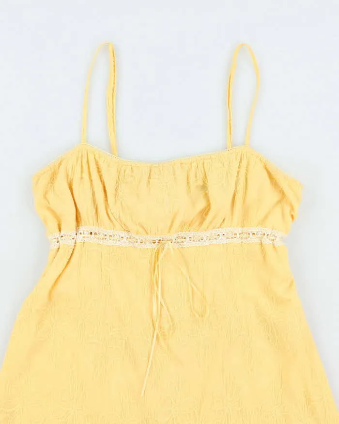 Vintage Y2k 00s Oasis Yellow Dress - M sold by Rokit product image thumbnail 3
