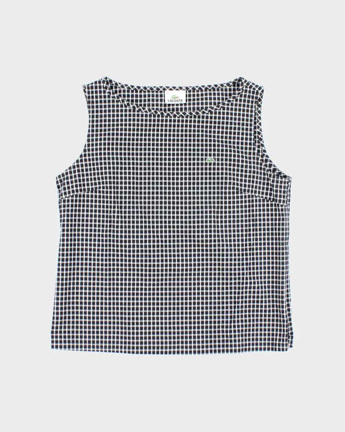 Vintage Lacoste Gingham Top - M sold by Rokit