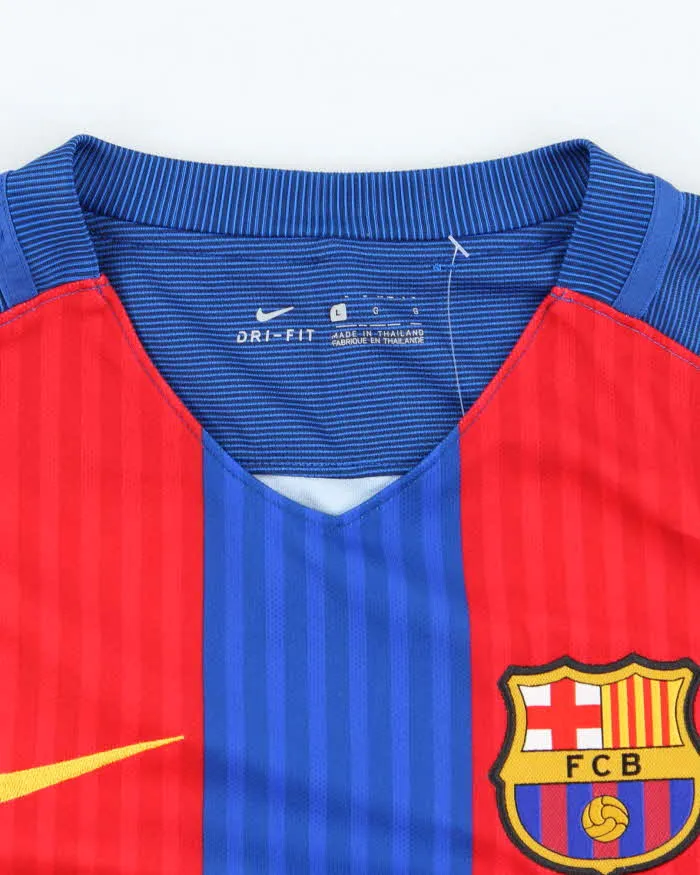 Nike Barcelona 2016/17 Home Long-sleeve Football Jersey - L sold by Rokit product image thumbnail 5