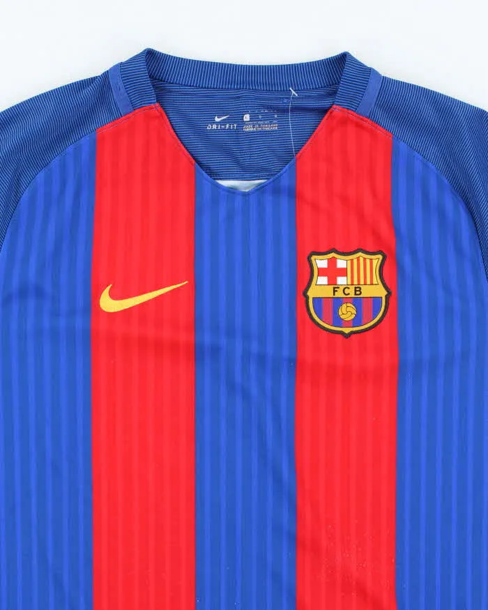 Nike Barcelona 2016/17 Home Long-sleeve Football Jersey - L sold by Rokit product image thumbnail 3