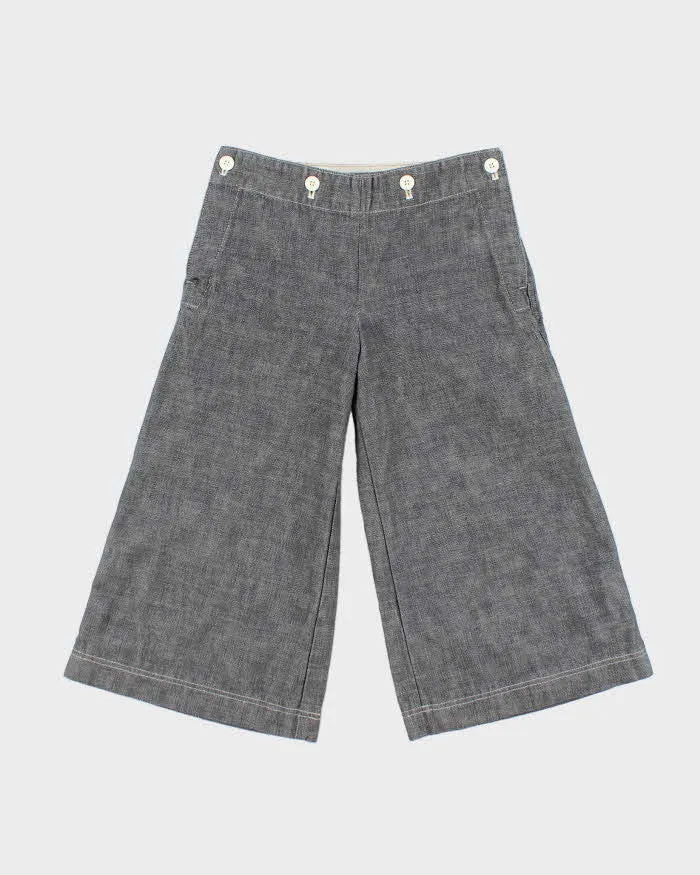 Vintage Green Button Heavyweight Shorts - XS sold by Rokit