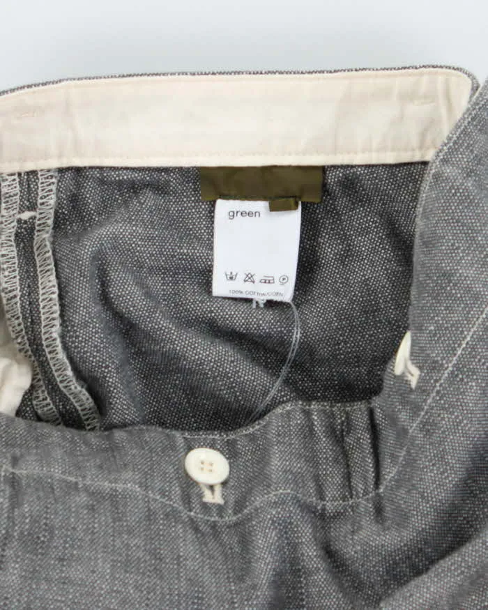 Vintage Green Button Heavyweight Shorts - XS sold by Rokit product image thumbnail 5