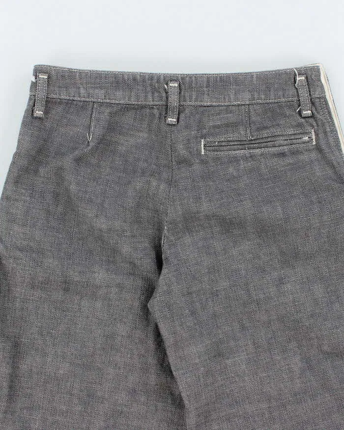 Vintage Green Button Heavyweight Shorts - XS sold by Rokit product image thumbnail 4