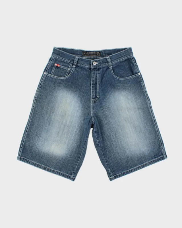 Vintage Y2K Southpole Wide Leg Denim Shorts - W32 L12 sold by Rokit