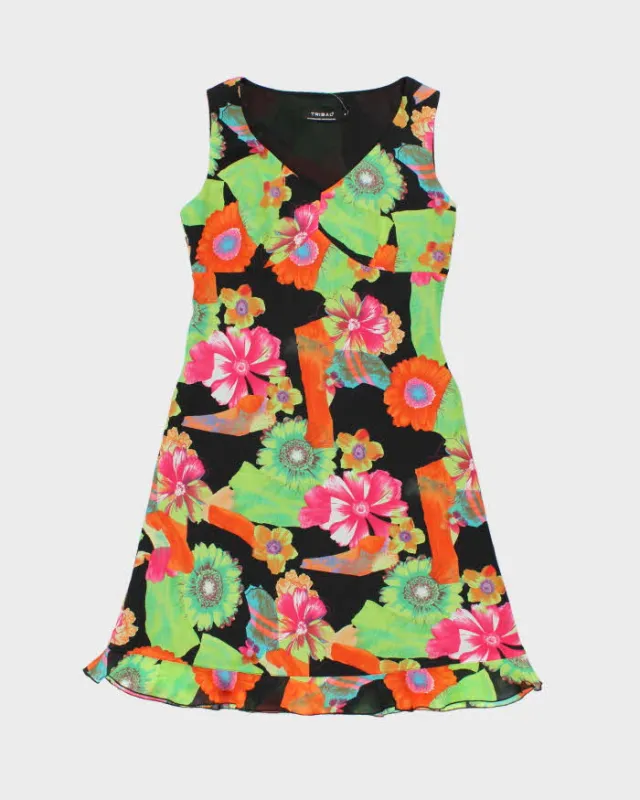 Vintage 90s Tribal Floral Dress - M sold by Rokit
