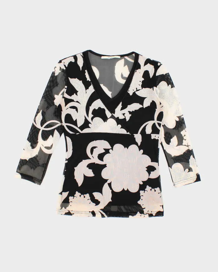 Vintage Y2k 00s Xanaka Mesh Top - S sold by Rokit