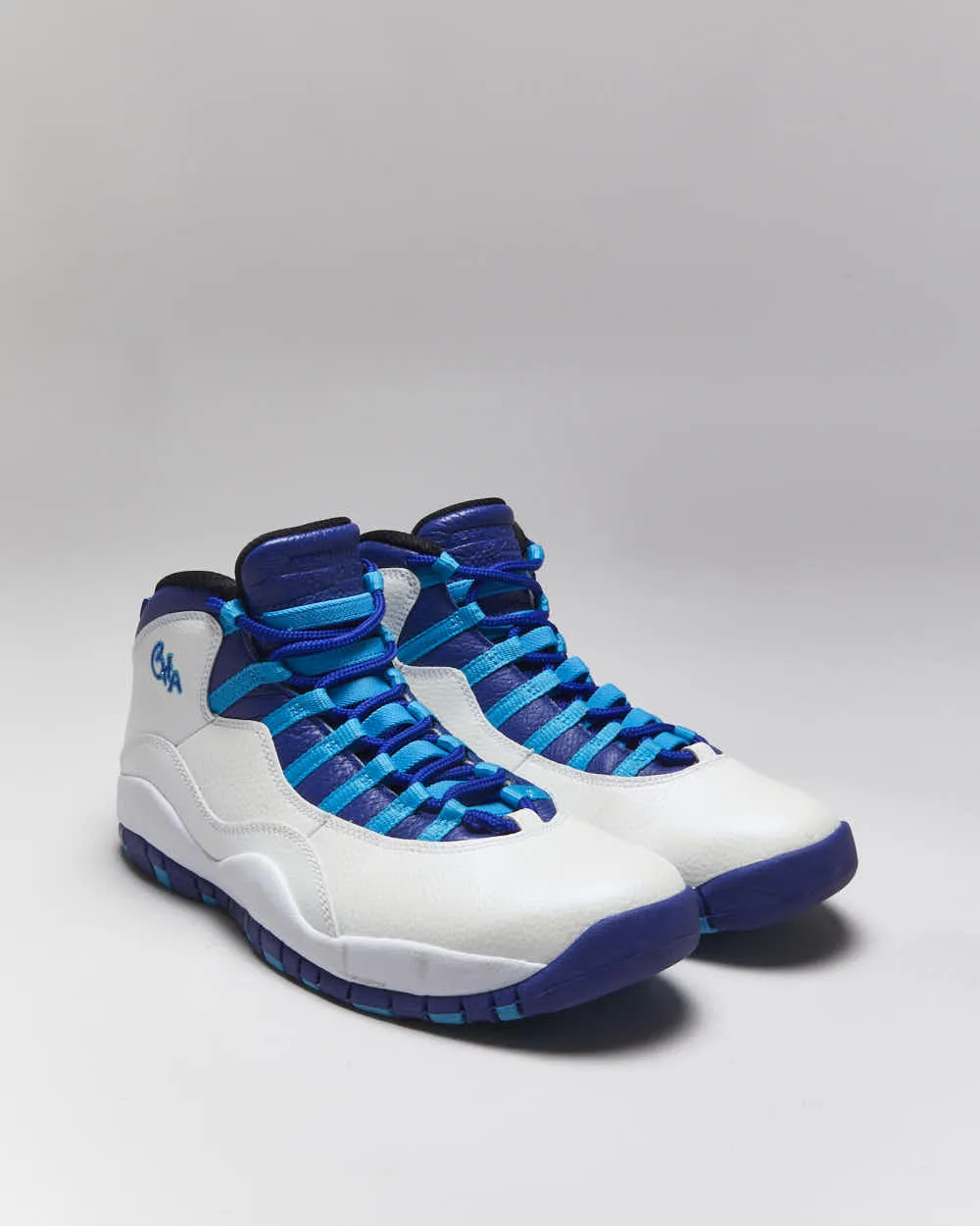 Air Jordan 10 Retro Charlotte Hornet Trainers - UK8.5 sold by Rokit