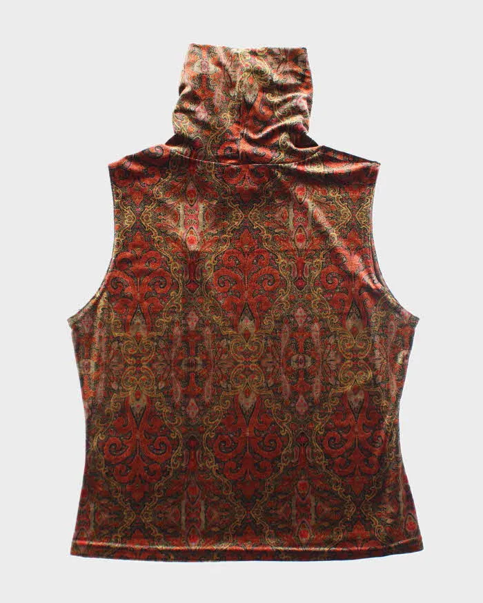 Vintage 90s Jonden Velvet Sleeveless Top - M sold by Rokit product image thumbnail 2