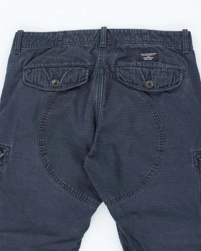 Vintage 2000's Armani Exchange Slim Fit Faded Cargo Trousers - W32 L29 sold by Rokit product image thumbnail 4