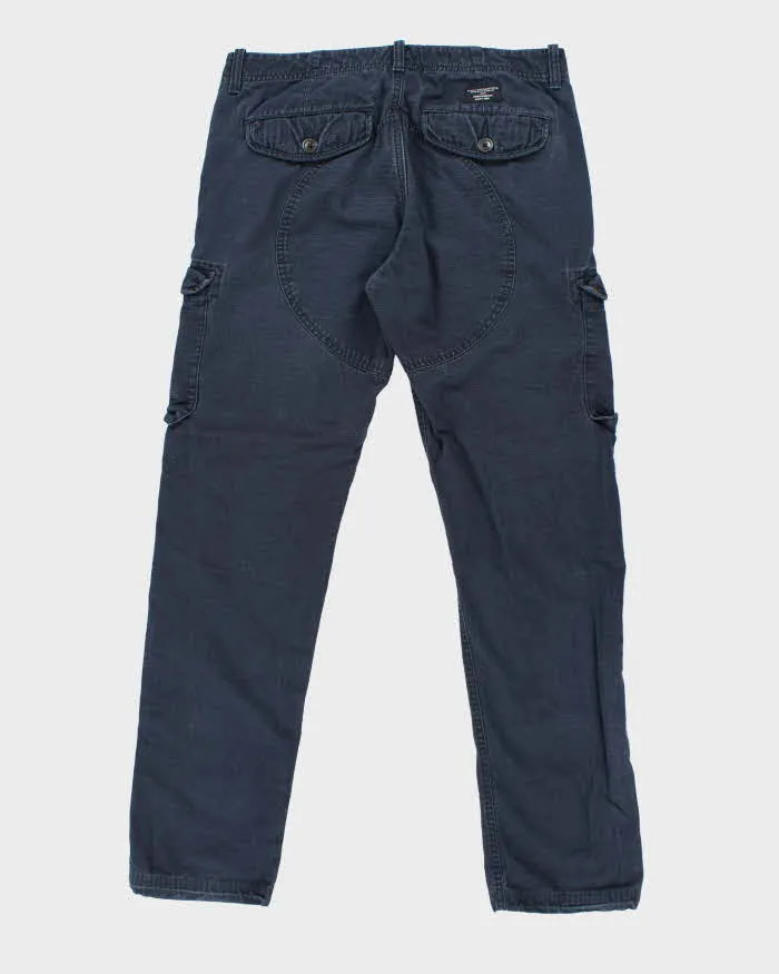 Vintage 2000's Armani Exchange Slim Fit Faded Cargo Trousers - W32 L29 sold by Rokit product image thumbnail 2