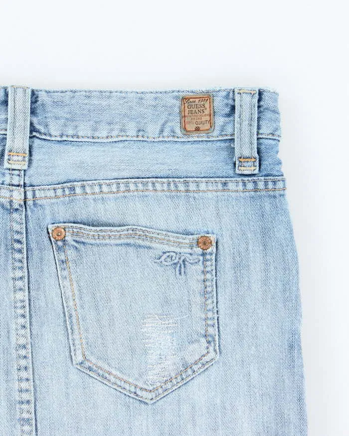 Vintage Y2k 00s Guess Denim Mini Skirt - XS sold by Rokit product image thumbnail 4