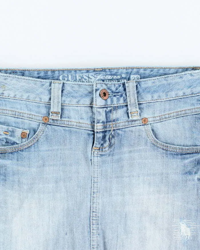 Vintage Y2k 00s Guess Denim Mini Skirt - XS sold by Rokit product image thumbnail 3