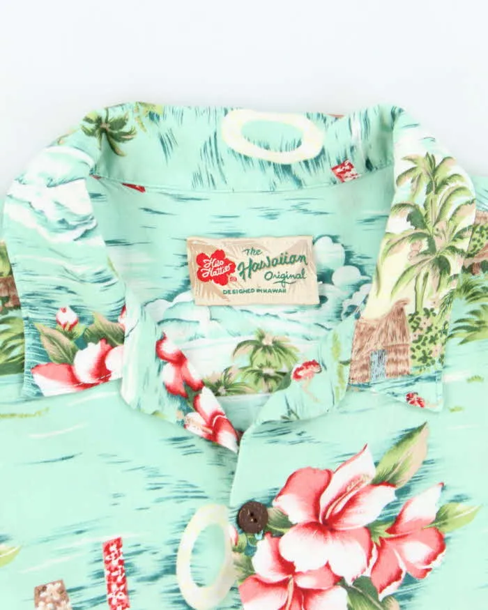 Vintage 90s Hilo Hatties Hibiscus Flower Pattern Hawaiian Shirt - L sold by Rokit product image thumbnail 5