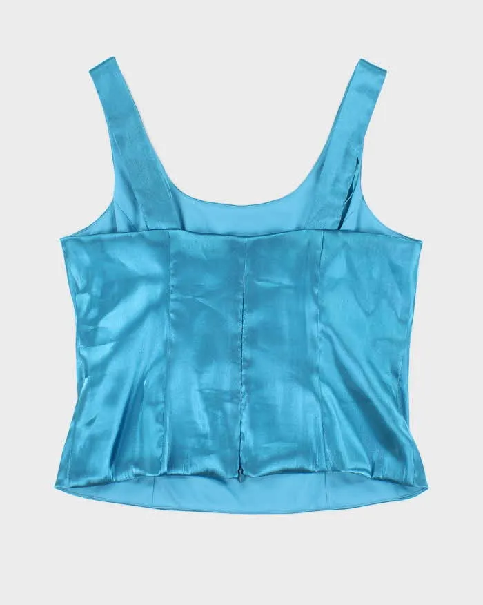 Vintage 90s Bellissima Satin Top - M sold by Rokit product image thumbnail 2