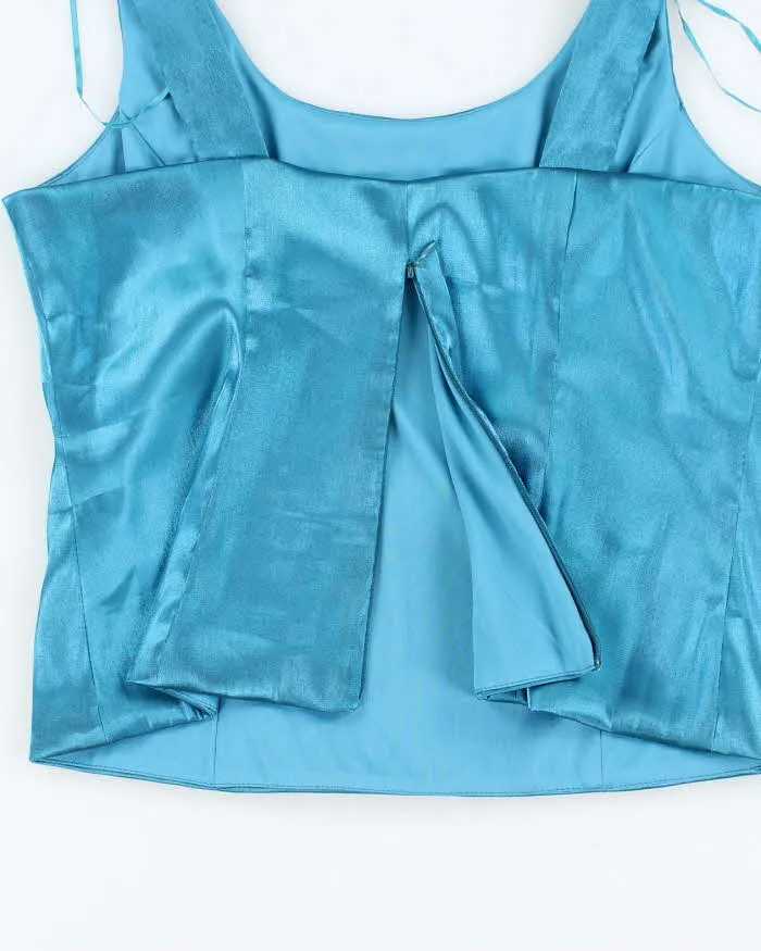 Vintage 90s Bellissima Satin Top - M sold by Rokit product image thumbnail 4