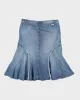 Vintage Y2k 00s Jolt Flare Denim Skirt - L sold by Rokit