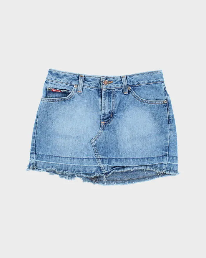 Vintage Y2k 00s Dish Denim Mini Skirt - XS sold by Rokit
