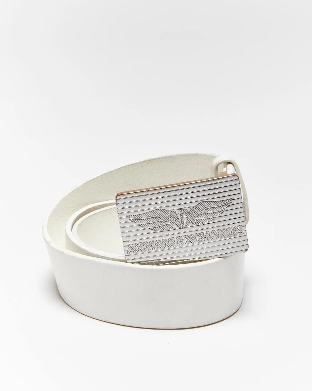 Vintage Armani Exchange Leather Belt - W33-W37 sold by Rokit