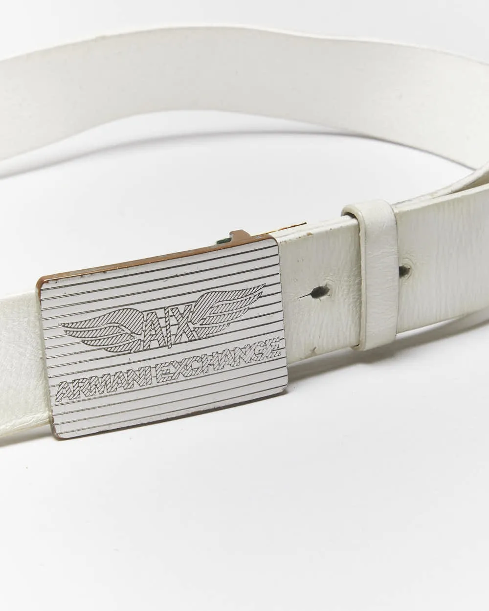 Vintage Armani Exchange Leather Belt - W33-W37 sold by Rokit product image thumbnail 5