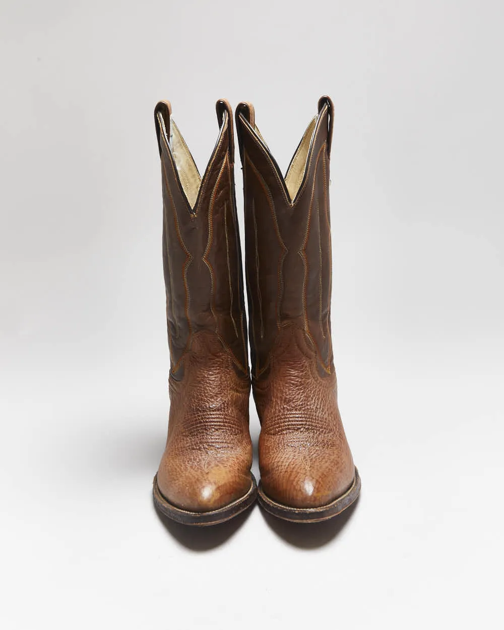 Vintage G.E. Leather Cowboy Boots - UK6 sold by Rokit product image thumbnail 2