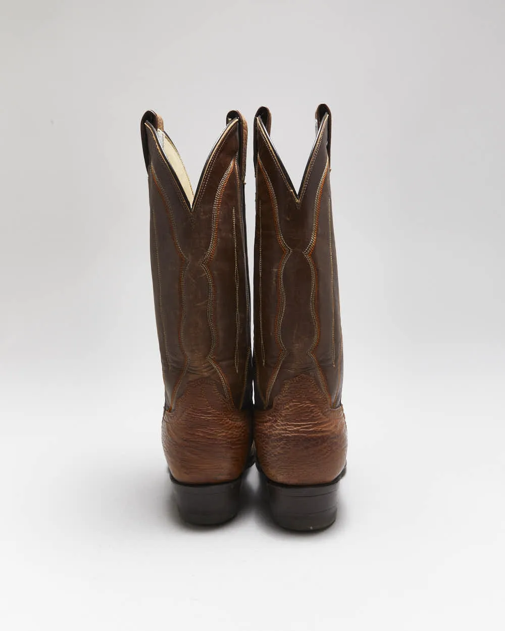 Vintage G.E. Leather Cowboy Boots - UK6 sold by Rokit product image thumbnail 4