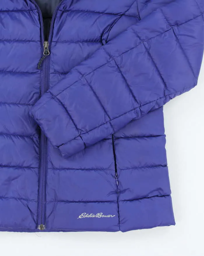 Vintage 2000's Women's Eddie Bauer Lightweight Hooded Puffer Jacket - S sold by Rokit product image thumbnail 4