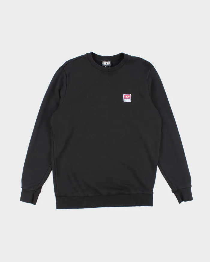 Vintage Y2K Diesel Small Logo Sweatshirt - M sold by Rokit