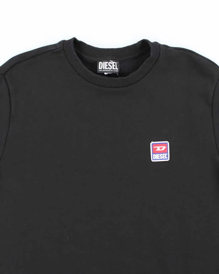 Vintage Y2K Diesel Small Logo Sweatshirt - M sold by Rokit product image thumbnail 3