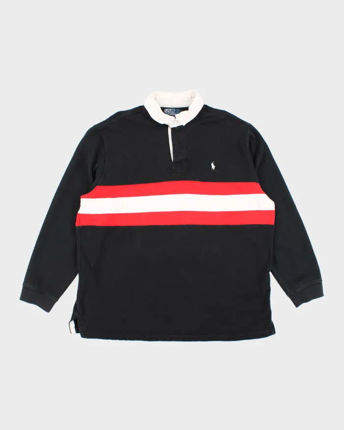 Vintage Y2K Ralph Lauren Quarter Button Sweatshirt - XL sold by Rokit