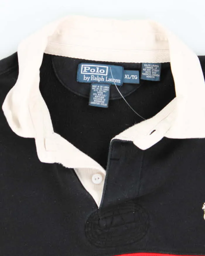 Vintage Y2K Ralph Lauren Quarter Button Sweatshirt - XL sold by Rokit product image thumbnail 5