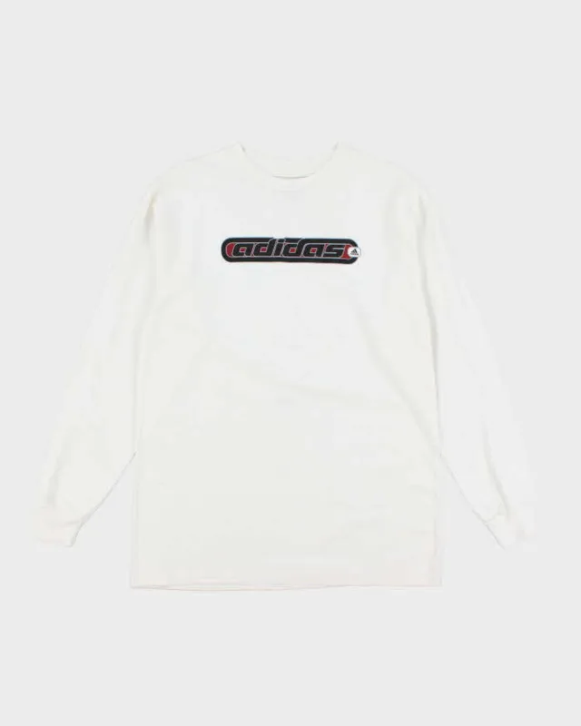 Vintage 00s Adidas Long Sleeve T-shirt - M sold by Rokit