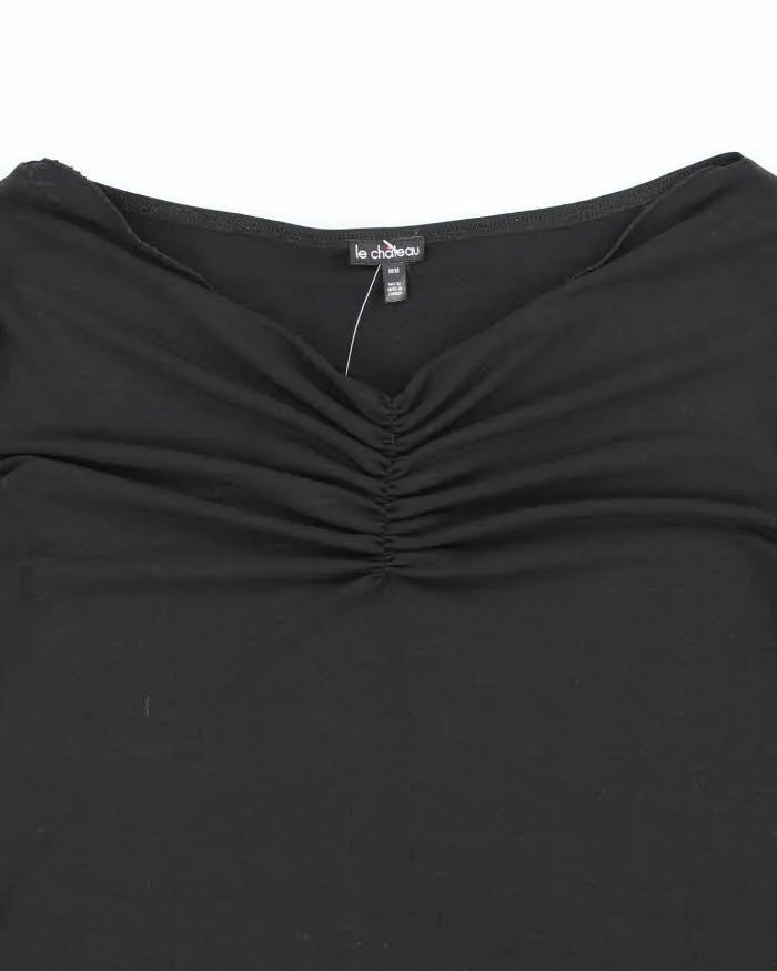 Vintage Y2k 00s Le Chateau Cut Cut Sleeve Top - M sold by Rokit product image thumbnail 3