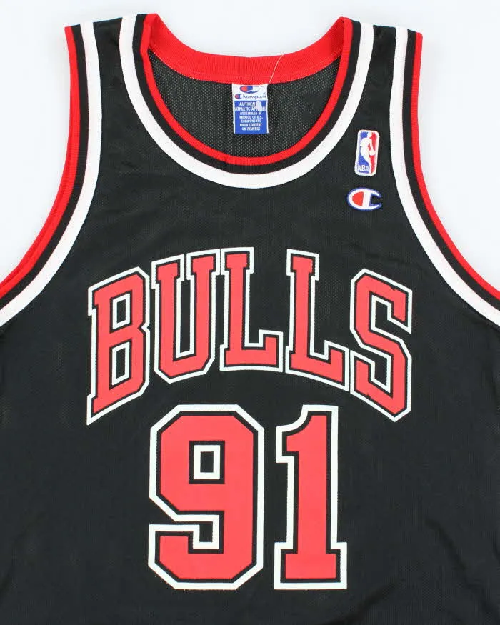 Vintage Champion Chicago Bulls Basketball NBA Jersey - L sold by Rokit product image thumbnail 3
