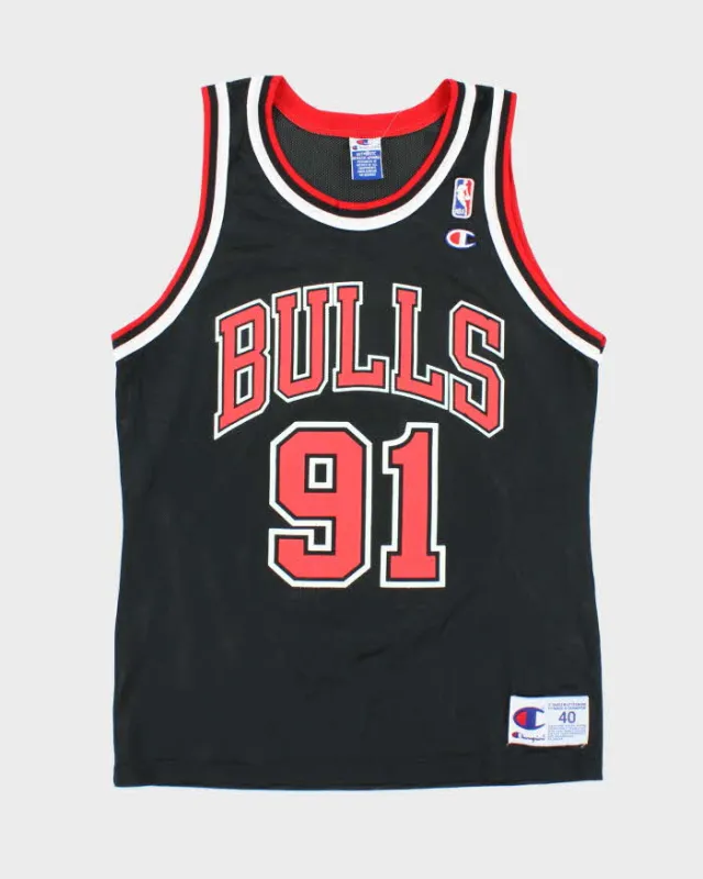 Vintage Champion Chicago Bulls Basketball NBA Jersey - L sold by Rokit