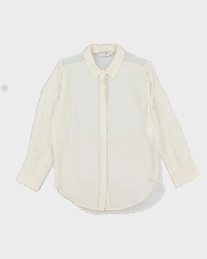 Sandro Sheer Silk Blouse - M sold by Rokit