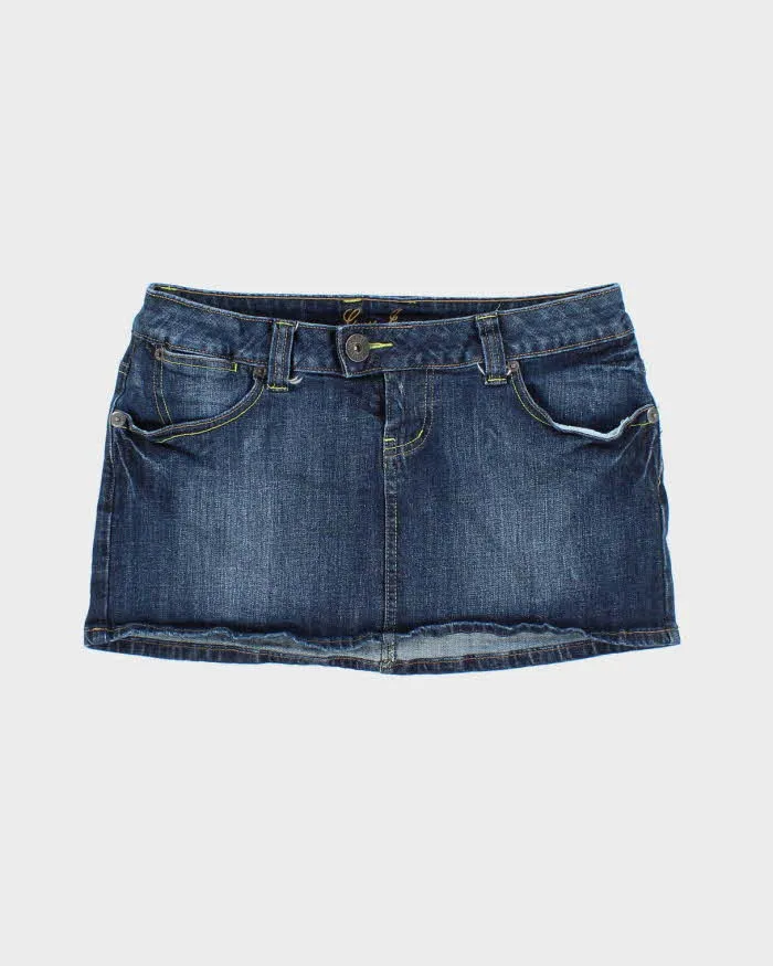 Vintage Y2k 00s Guess Denim Mini Skirt - S sold by Rokit