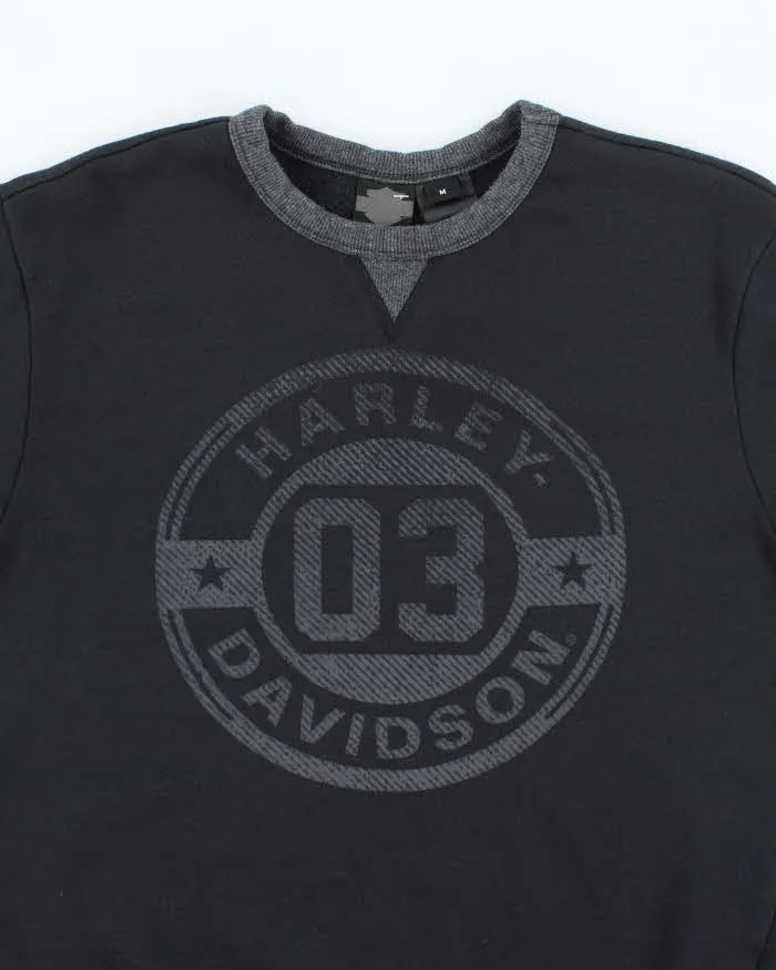 Vintage Y2K Harley Davidson Centre Logo Sweatshirt - M sold by Rokit product image thumbnail 3