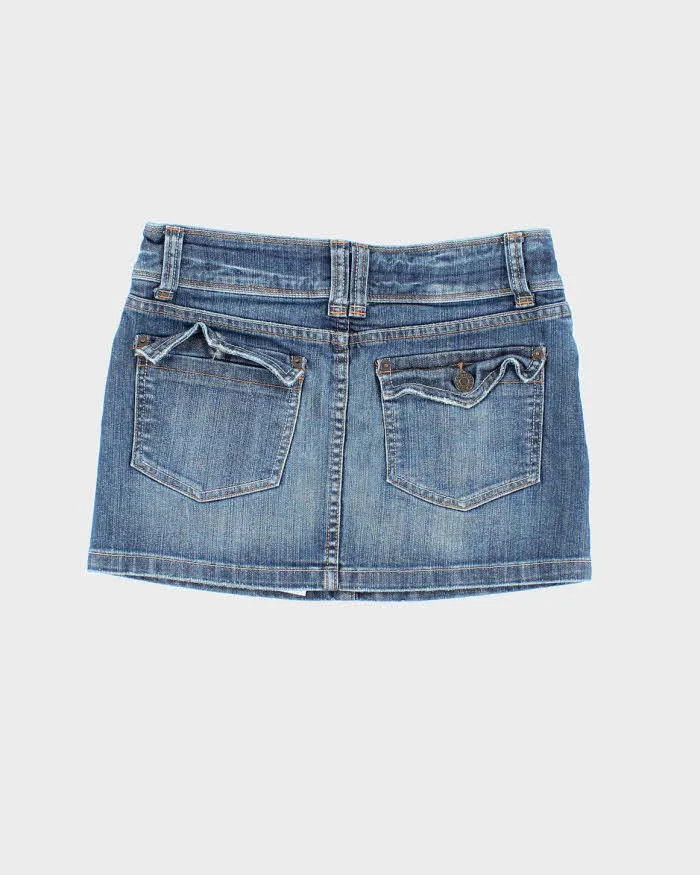 Vintage Y2k 00s Guess Denim Mini Skirt - XS sold by Rokit product image thumbnail 2