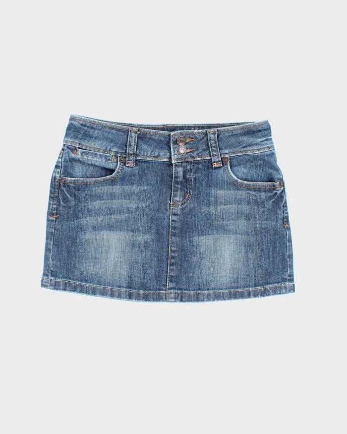 Vintage Y2k 00s Guess Denim Mini Skirt - XS sold by Rokit