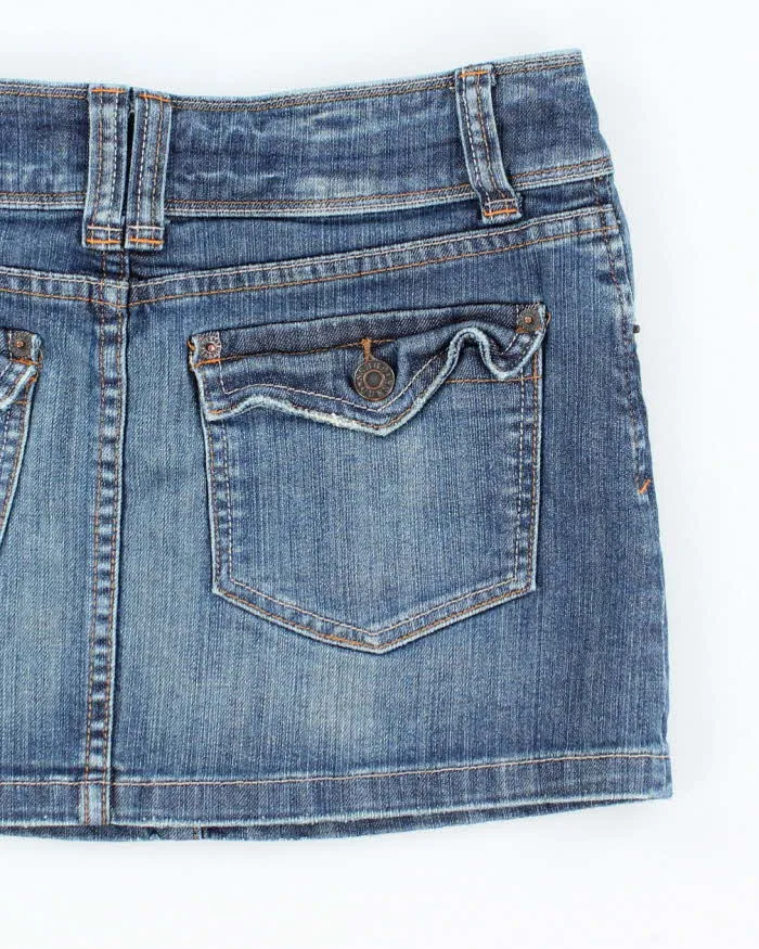 Vintage Y2k 00s Guess Denim Mini Skirt - XS sold by Rokit product image thumbnail 4