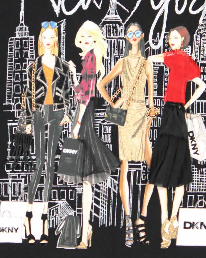 Vintage Y2K DKNY New York Graphic Sweatshirt - M sold by Rokit product image thumbnail 4