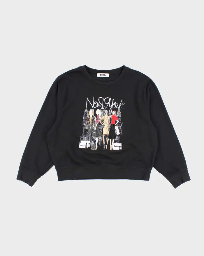 Vintage Y2K DKNY New York Graphic Sweatshirt - M sold by Rokit